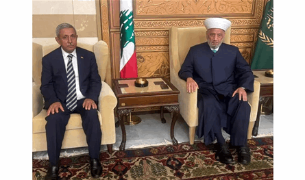 المفتي دريان بحث مع السفير اليمني في المستجدات اللبنانية والعربية