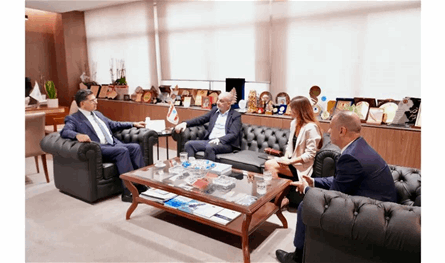 مرقص استقبل الأمين العام للاتحاد الدولي للصحفيين