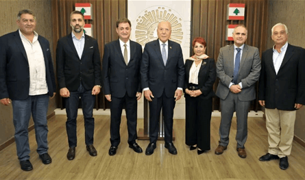 دبوسي بحث مع وفد "أسكون" التركي في تعزيز الشراكة الاقتصادية والاستثمارية بين لبنان وتركيا