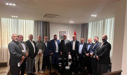 عيسى الخوري بحث مع تجمّع صناعيّي الضاحية الجنوبيّة في أوضاع المصانع