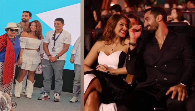 أثارت ضجة كبيرة.. هل كانت هذه الفنانة على علاقة بزوج مي عز الدين قبل ارتباطه؟ (صور)