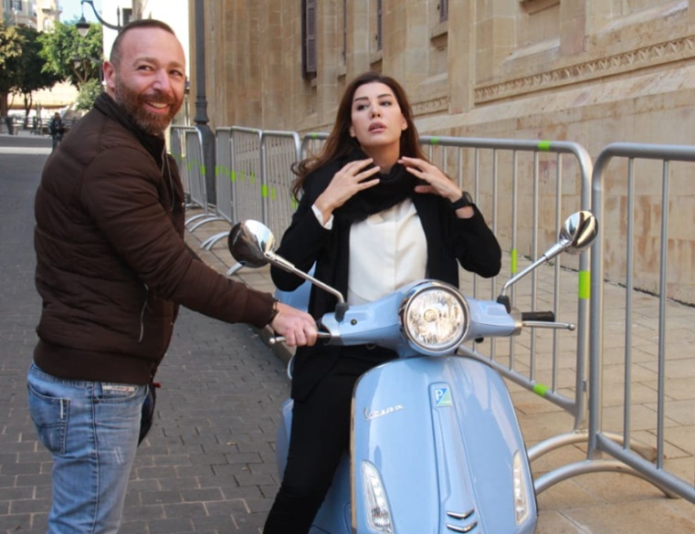 بولا يعقوبيان حضرت الى مجلس النواب على متن دراجة نارية! (صور)