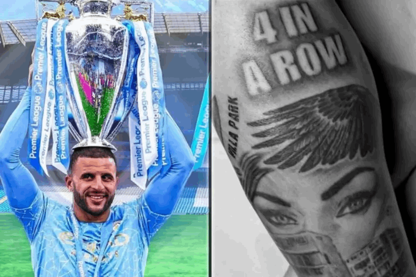 “Manchester City” faces losing titles... so will Walker’s tattoo disappear with them?