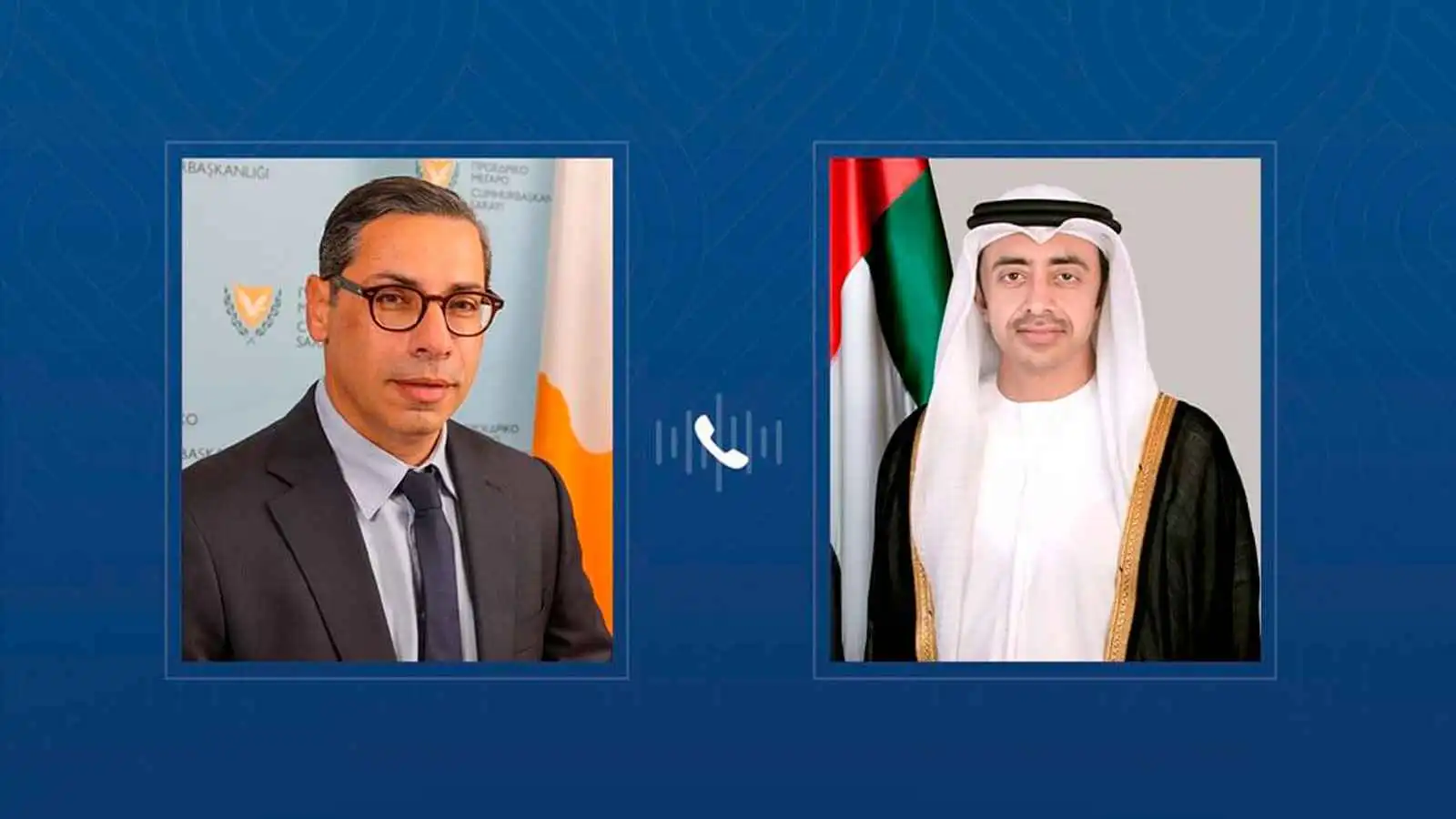 Abdullah bin Zayed and his Cypriot counterpart discuss strengthening cooperation and developments in the Middle East