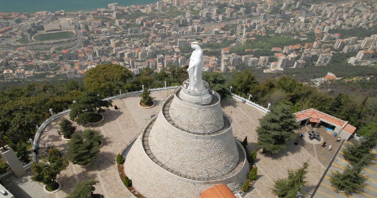 Bishop Botros Honored in Harissa in the Presence of the Information Minister and Religious and Political Figures