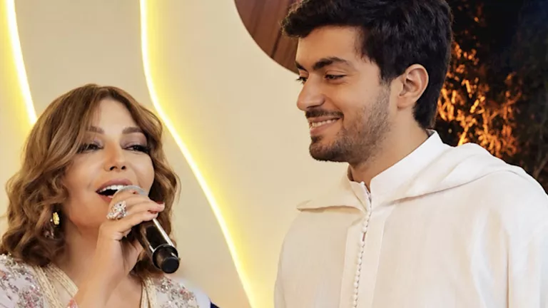 In Moroccan style.. Samira Said celebrates her only son’s wedding (video)