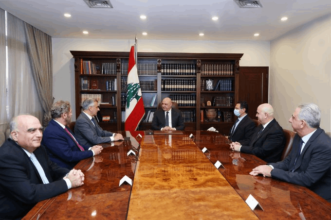 In Baabda, the head of the Keserwan–Ftouh Municipalities Union, accompanied by a delegation of Keserwan MPs