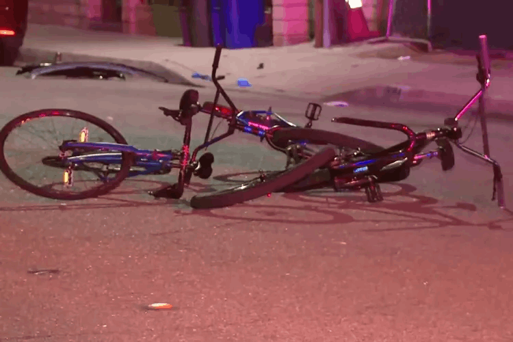 On Halloween night, a driver ran over 30 cyclists!