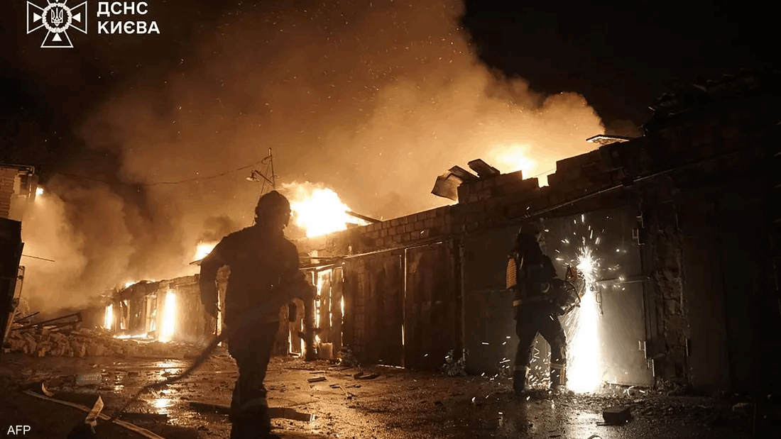 Russian missile attack on Kyiv leaves dead and wounded